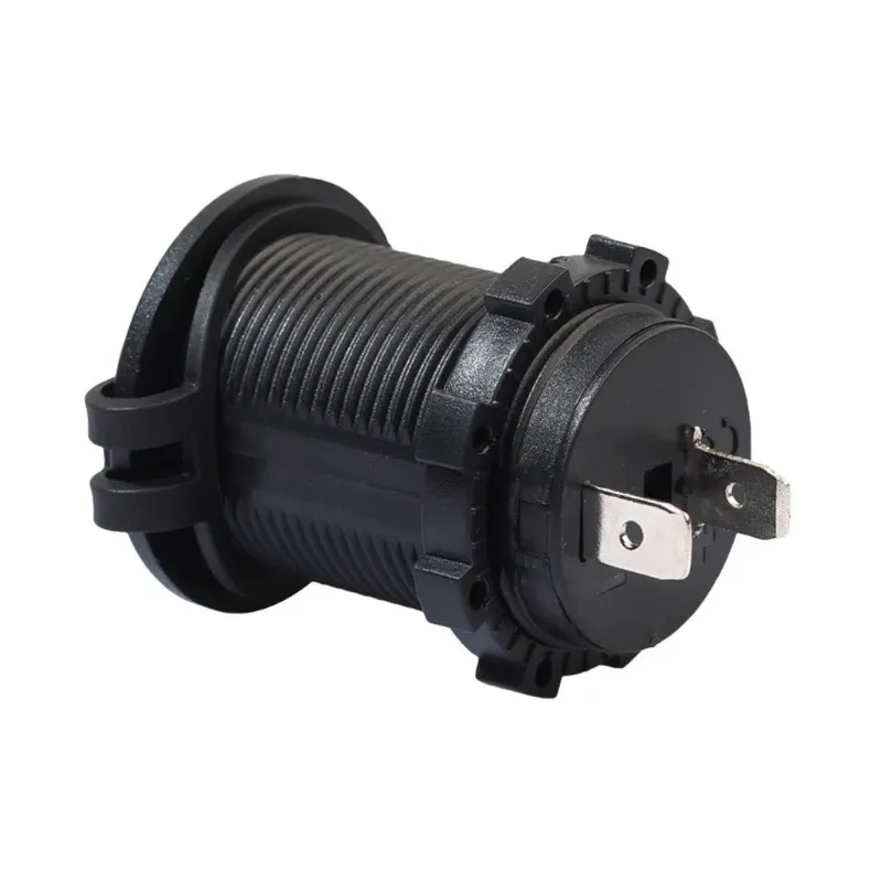 2024 12V Cigarte Cigarte Socket Plug Plug Plug de carro impermeável Motocicleta Motocicleta Cigarro Torneiro Poço de tomada Cigarro de plugue de carro