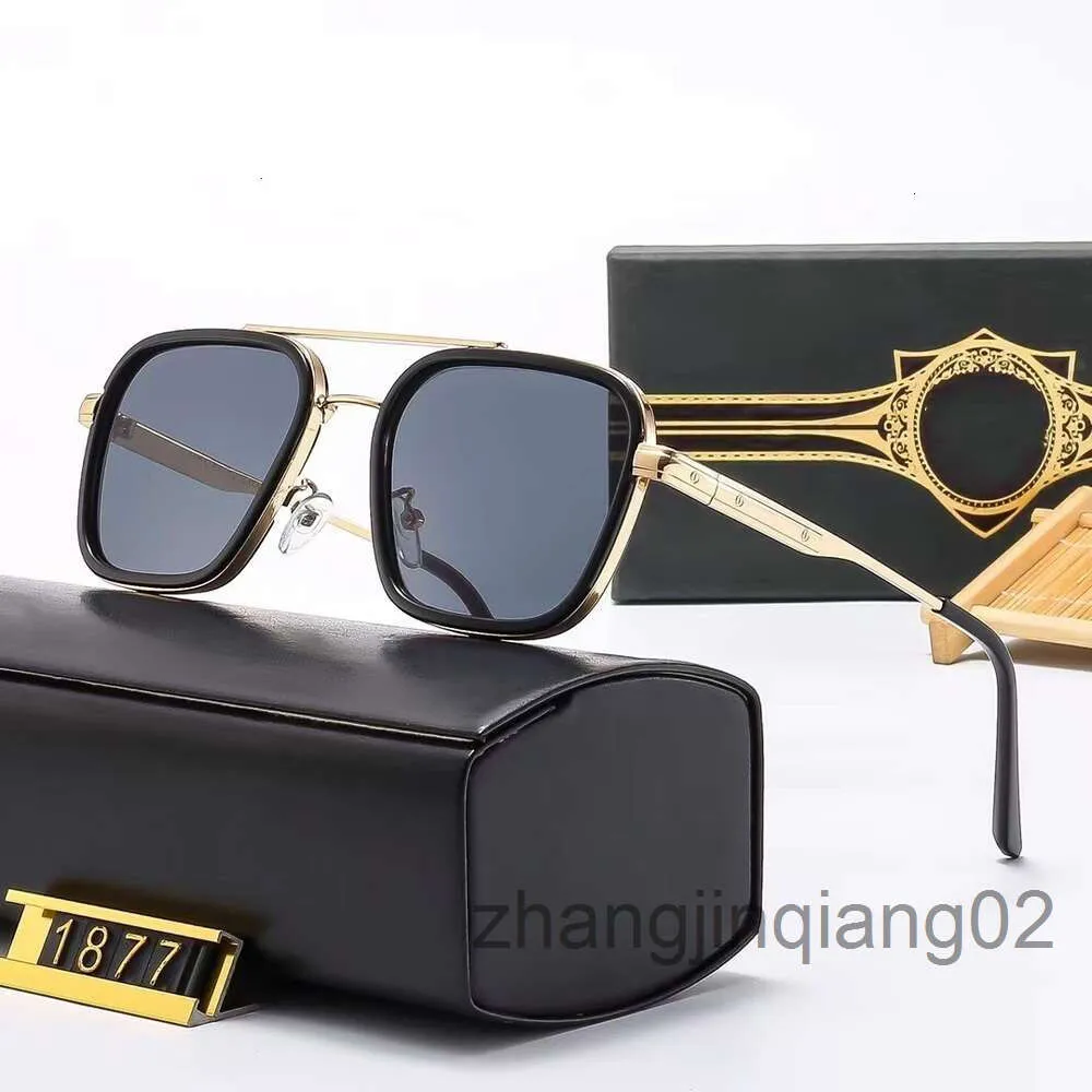 DITA Black and Gold Oversized Sunglasses For men and for woman Dita Grand-Decade DTS460 01 Sunglasses Black Yellow Gold  main image 4