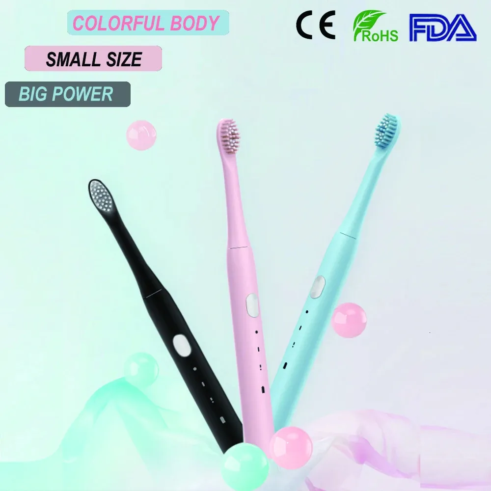 USB Rechargeable Sonic Asda Electric Toothbrush Portable Dental