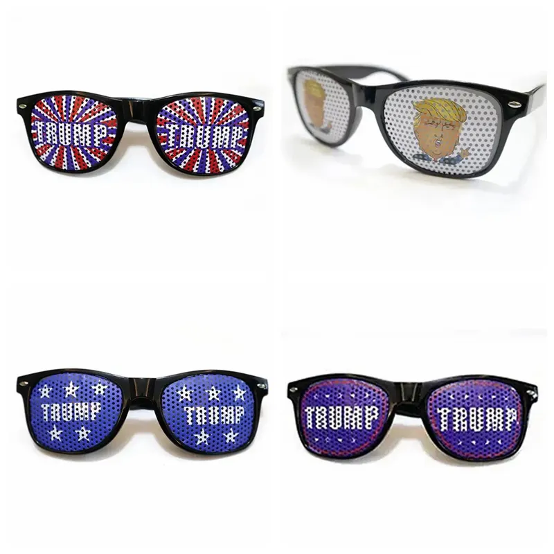 Trump Funny Glasses USA Flag Presid