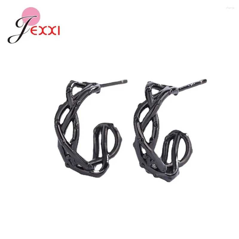 Stud Earrings Lovely Small Branches For Girl Women Real 925 Sterling Silver Cute Jewelry Gifts Fashion Accessories Brincos