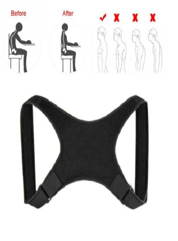 Spine Back Corrector Bescherming Schouderhouding Correctie Instelbare band Humpback Back Pain Relief Posture Corrector Brace9590507