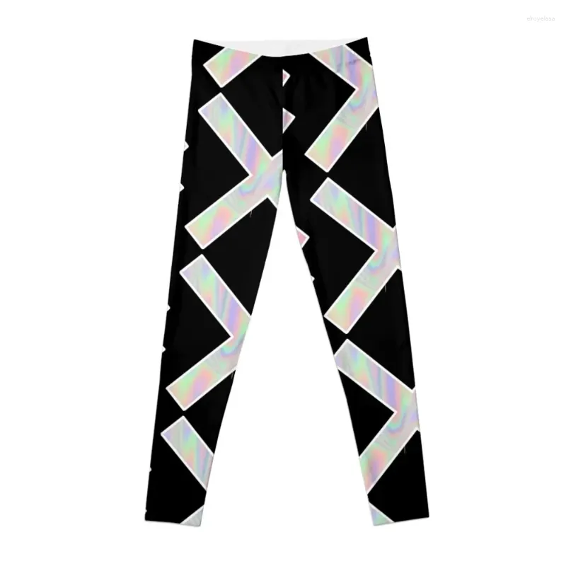 Pantalon actif holographique x leggings jogger gym top womens