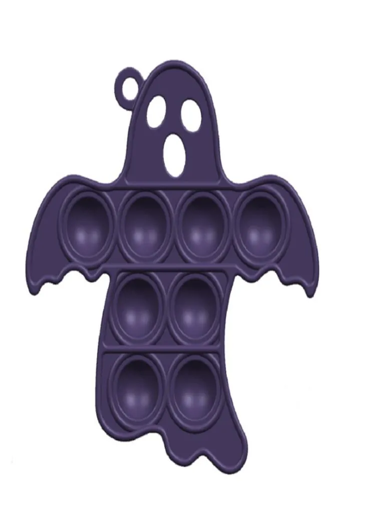Halloweenowa bąbelkowa bąbelka muzyka wisiorek Spaceman silikonowe zabawki gryzoni pionier klęski kluczyek squeeze-topn5734475390