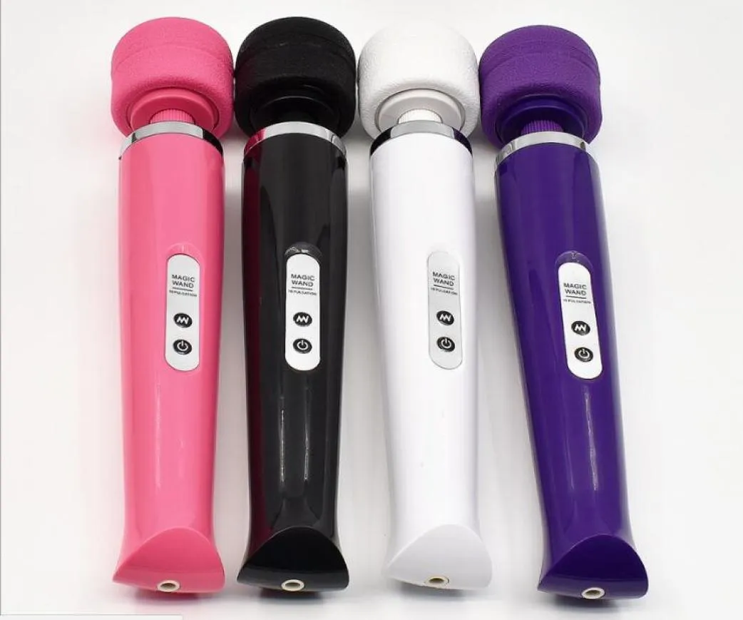 10 hastigheter uppladdningsbar magisk trollstav Massager kraftfull av vibrator elektrisk personlig full kroppsmassager kvinnlig onani sex t7210497