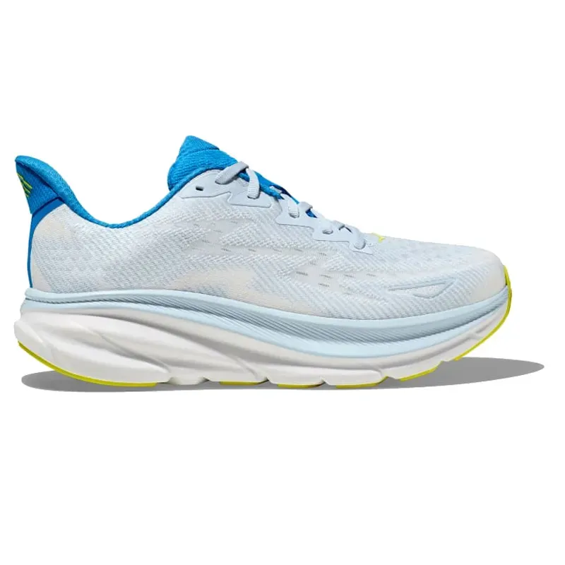 Clifton 9 Chaussure de course à la chaux Glow Men des femmes femmes glaciques Bondi 8 triple blanc anthracite requin gris bellwether Blue Mens Trainer