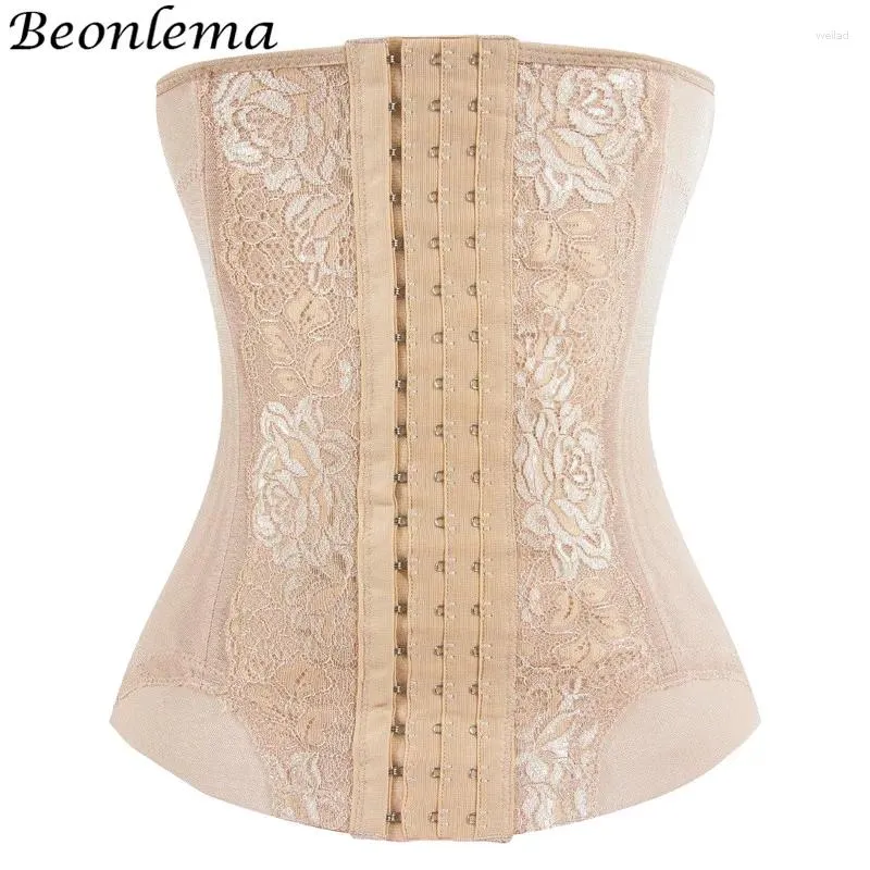 Women's Shapers Mesh Embroidered Corset Body Shaper Faja Waist Trainer Original Colombian Girdles For Women Belly Tightening Control