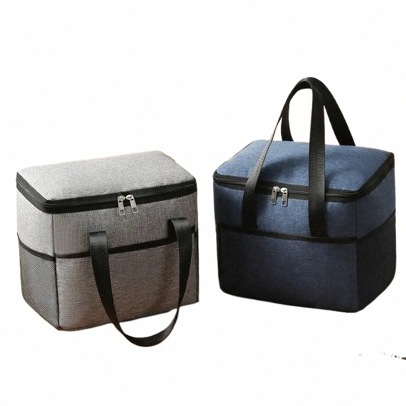 sac insulati Sac à lunch portable imperméable grande capacité Oxford Portable Zipper Thermal Sacs Cam Picnic Sac H1TD #