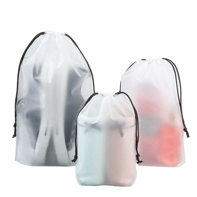 1PCS PVC Sac de cosmétique transparent PVC Sac de maquillage transparent Femmes Portables Bagas de beauté imperméables Bags de toilette J3HR #