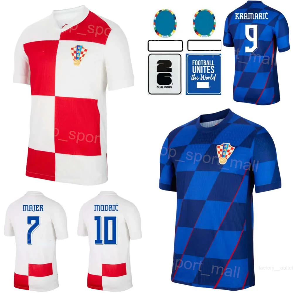 Man 24 25 Euro Cup Croatia 축구 13 Nikola Vlasic Jerseys 국가 대표팀 Lovro Majer Andrej Kramaric Josko Gvardiol Bruno Petkovic Luka Modric Football Shirt