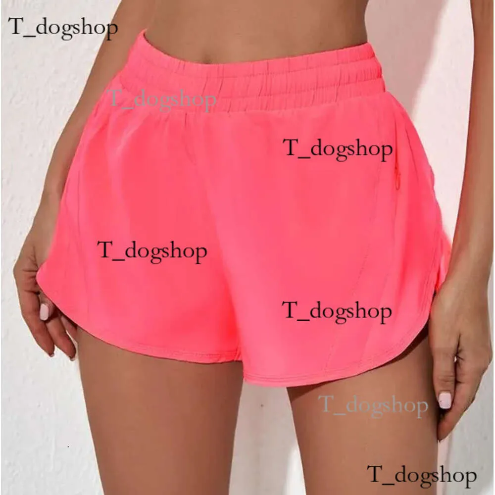 Femmes Lu-33 Yoga Shorts pantalons chauds Hotty Pocket Spee rapide à sec