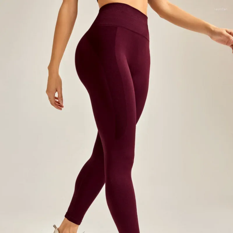 Kadınların Tayt Spor Fitness Yüksek Bel Çıplak Hissetiyor Yoga Pantolon Girişleri Tayt