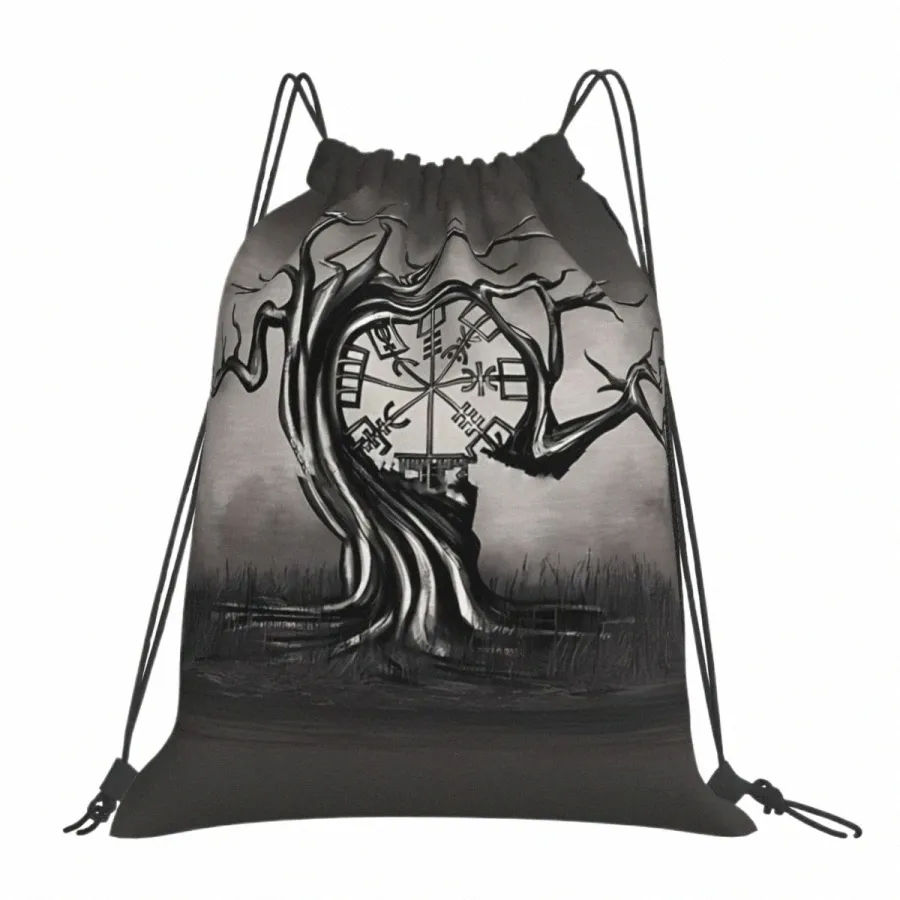 Vegvisir Tree v-Viking Age Cool Kawaii Backsing Bags Sports Sports Обувь для хранения одежды многобыта