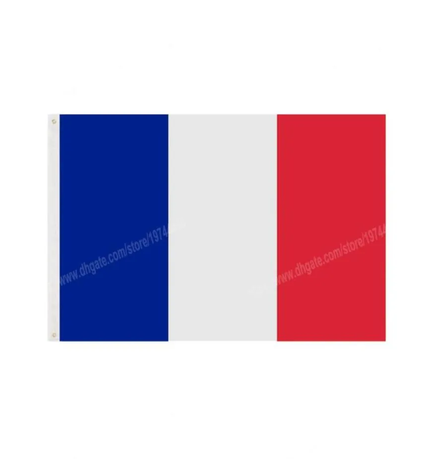 FRANCE FLAG National Polyester Banner Flying 90 x 150cm 3 Flags de 5 pieds dans le monde entier dans le monde entier3216830