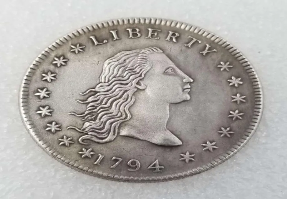 1794 Type1 Buste drapé Copie de monnaie 0123456789107537024