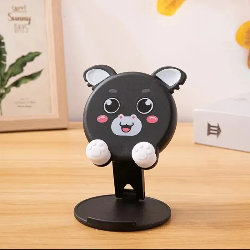 new 2024 Cute Universal Desktop For Mobile Phone Holder Stand for IPhone IPad Adjustable Tablet Foldable Table Cell Phone Bracket Stands