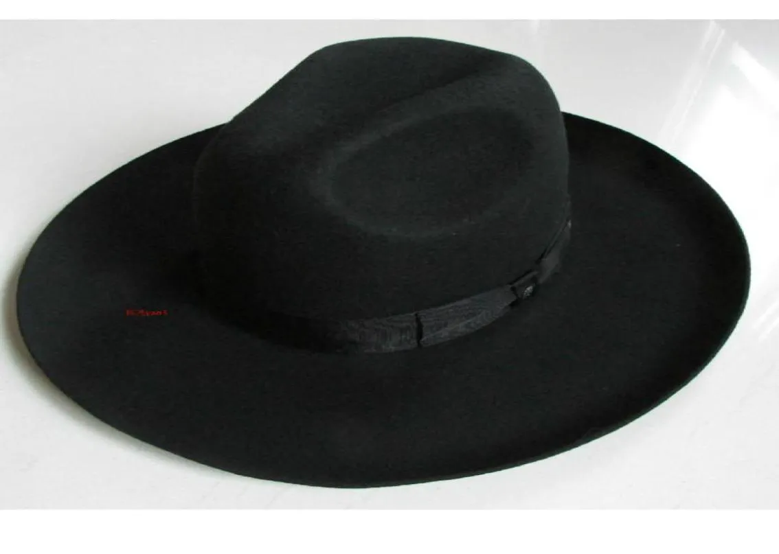 Boinas adultos 100 lã de lã Exportar folha original israelense feltro judeu com big beire 10 cm de lã Fedora Hatsberets6669325