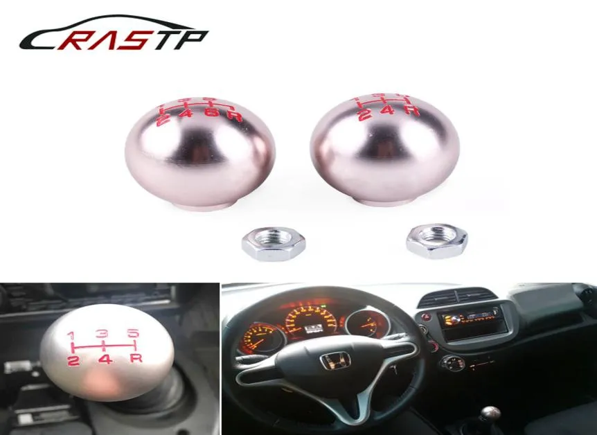 RastPuniversal Aluminum Ball Manual Gear Shift Knob 56 Speed M10x15 for Honda Civic Odyssey Accord RSSFN0521963805