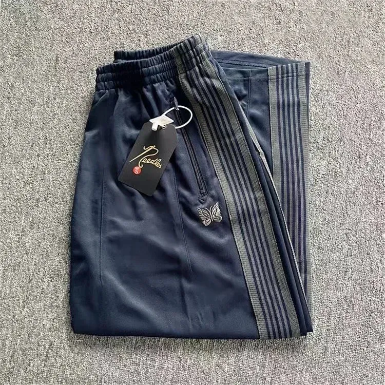 パンツ needles track pants nayv(blue) M Needles NARROW TRACK Pants blue M Used | eBay