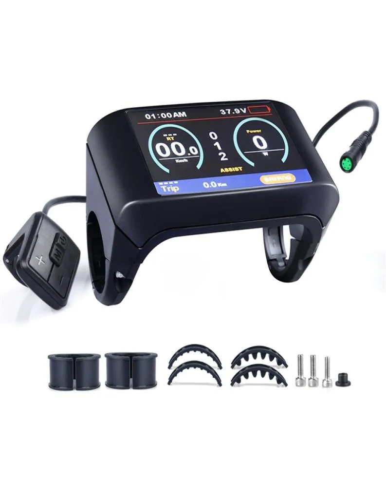 BAFANG TFT 750C 3,2 polegadas de alta contraste IPS DOT colorido SN Display para um motor médio divertido BBS01B BBS02B BBSHD Ebike Speedometer7948809