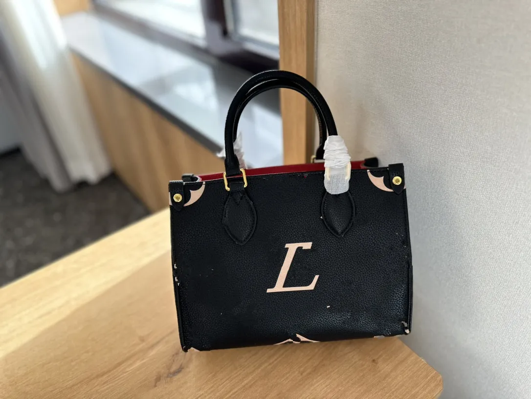 Projektanci TOTE BAG LOUISVUIOTTON torebki wytłaczane kwiaty Louisvutton Crossbody Kobiet torebka luksusowe torby Rozmiar 25 cm 7 colour