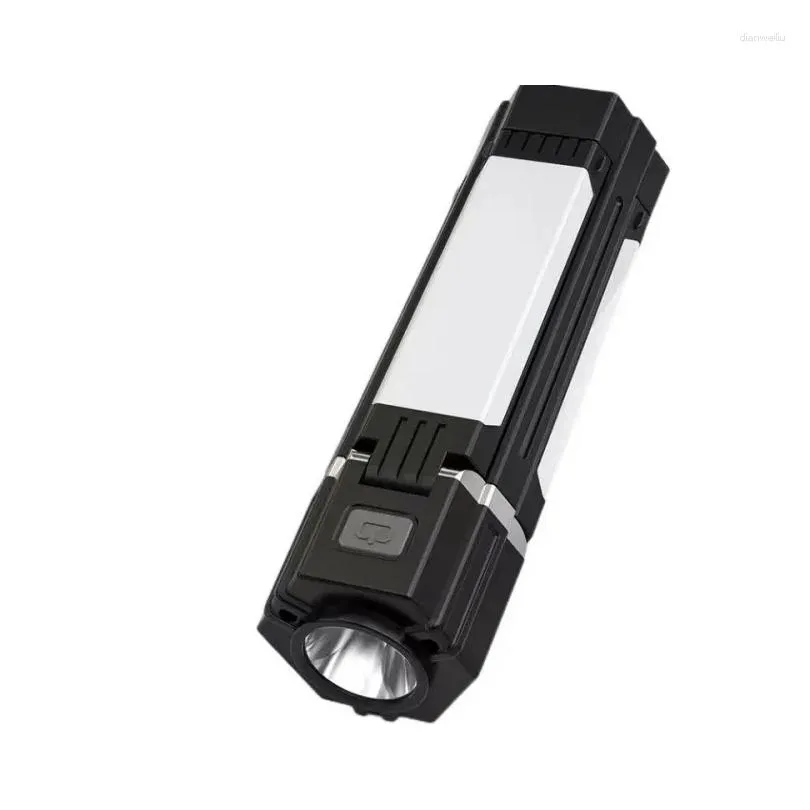 Przenośne latarnie składane w stylu koniczyny LED Cam Light do ładowania USB do wędkowania i awaryjnego kropli na zewnątrz dostarczenie dhmyq