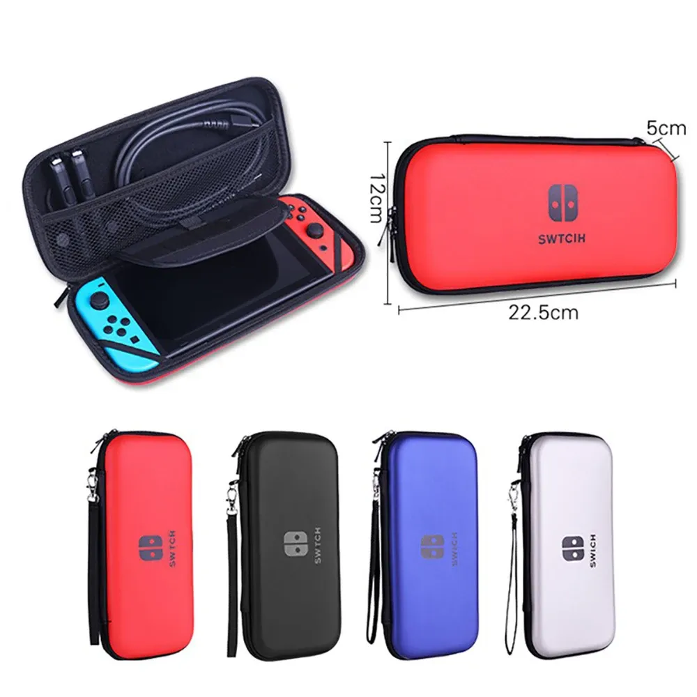 Casos para Nintendo Switch Bag de armazenamento de luxo Caixa de bolso de malha à prova d'água para Nitendo Nintendo Switch NS Console Joycon Acessório