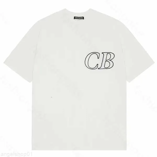 Mens T-shirts Cole Buxton Summer Spring Loose Green Grey White Black T Shirt Men Women High Quality Classic slogan Print Top Tee With Tag CB 88JFM