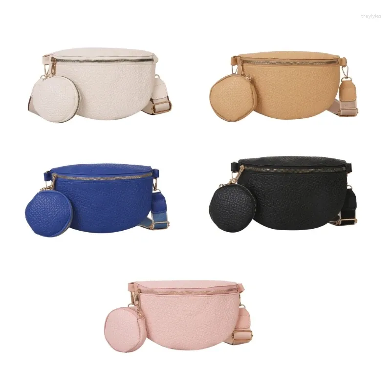 Bolsas de noite Fanny Pack Purse for Women Girl Crossbody Saco de ombro de ombro ajustável