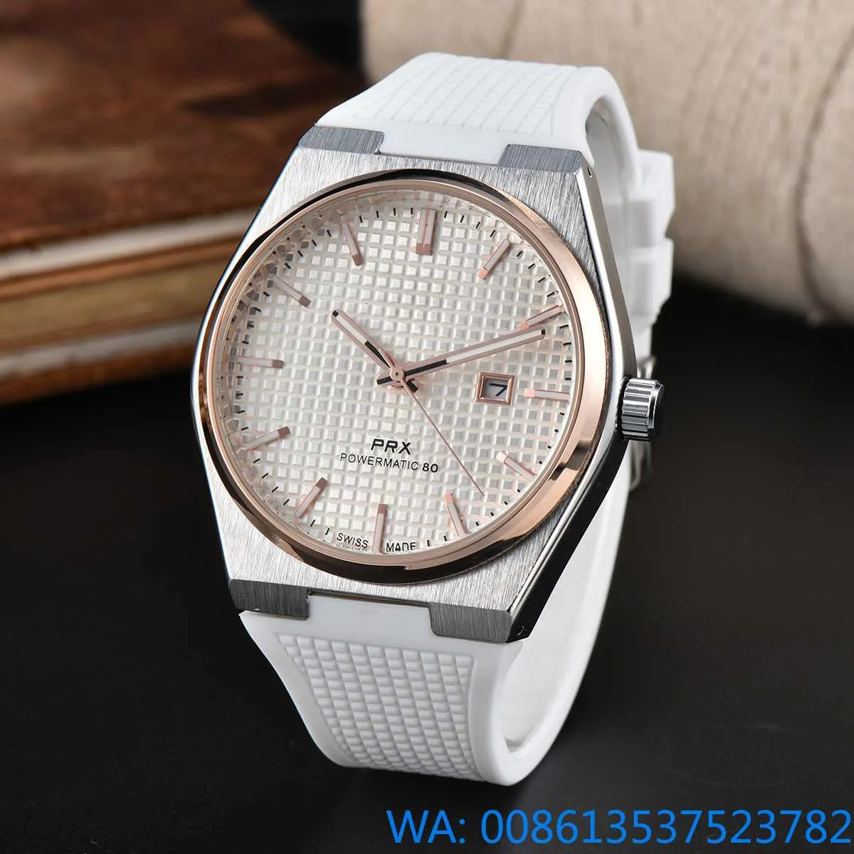 2024 Brand de haut de haute qualité pour hommes de luxe Livraison gratuite Slicon Strap PRX Business Imperproof Quartz Designer Watchs Watchwrist Livraison gratuite TISS013