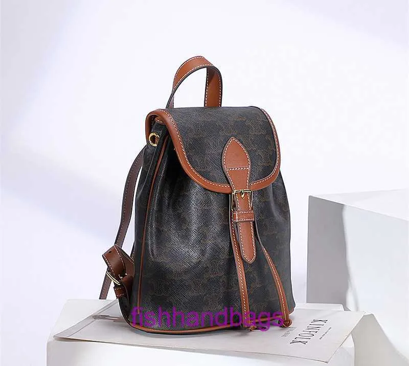 Selinss Originele Tote Bags Online Store Spring Nieuwe Presbyopia Backpack Echt lederen mode Trendy Academy Style met origineel logo