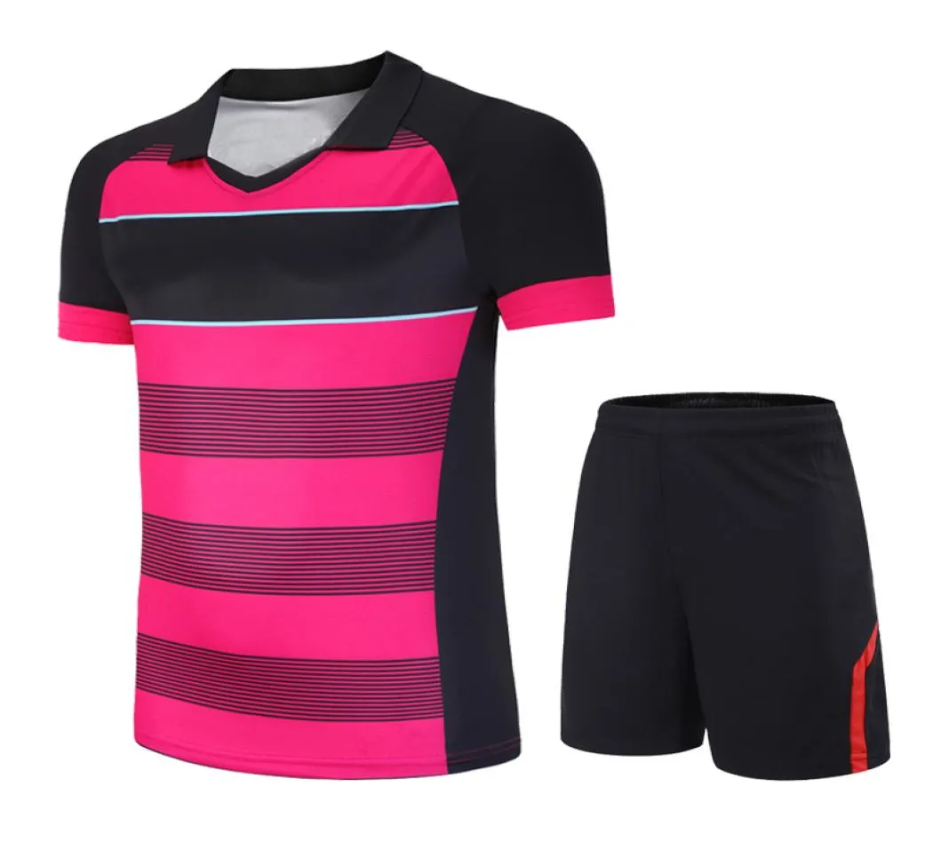 Women Men Badminton Tennis Clothing Table Tennis ShirtShorts Sport Clothes Set Breathable Quick Dry Sport Suits1778771