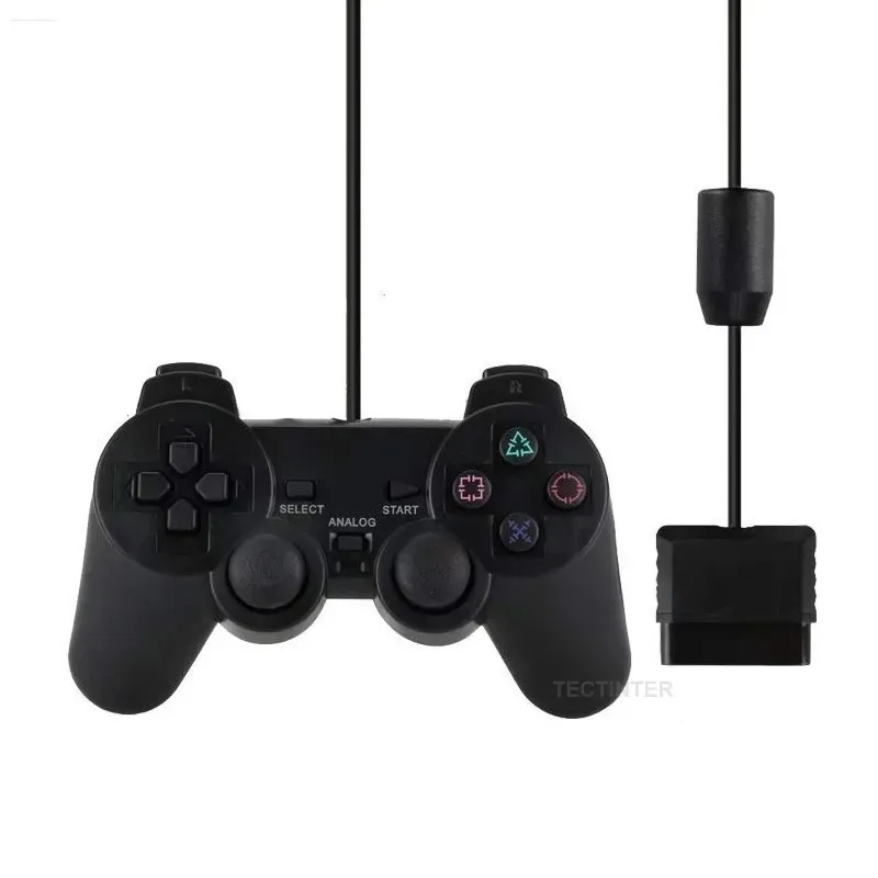 MICE Wired GamePad voor Sony PS2 -controller voor Mando PS2/PS2 Joystick voor PlayStation 2 Vibration Shock Joypad Wired USB PC CONBROL