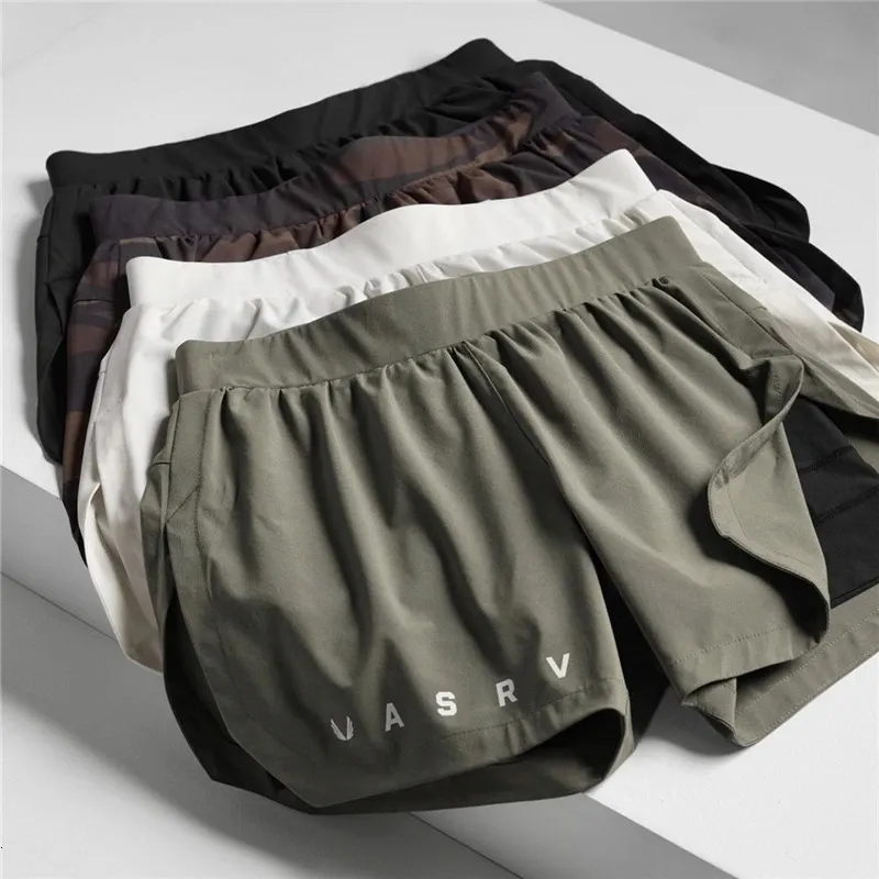 2023 Herr 2in1 Summer Running Shorts Breattable Quickdrry Basket Training Men Gym Fitness Träning Kort byxor 240403