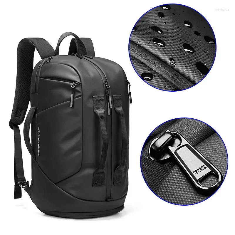 School Bags Men's Travel Bag Waterproof Gym Multifunctional Business Backpack Laptop Sports Duffel With Shoe Compartment