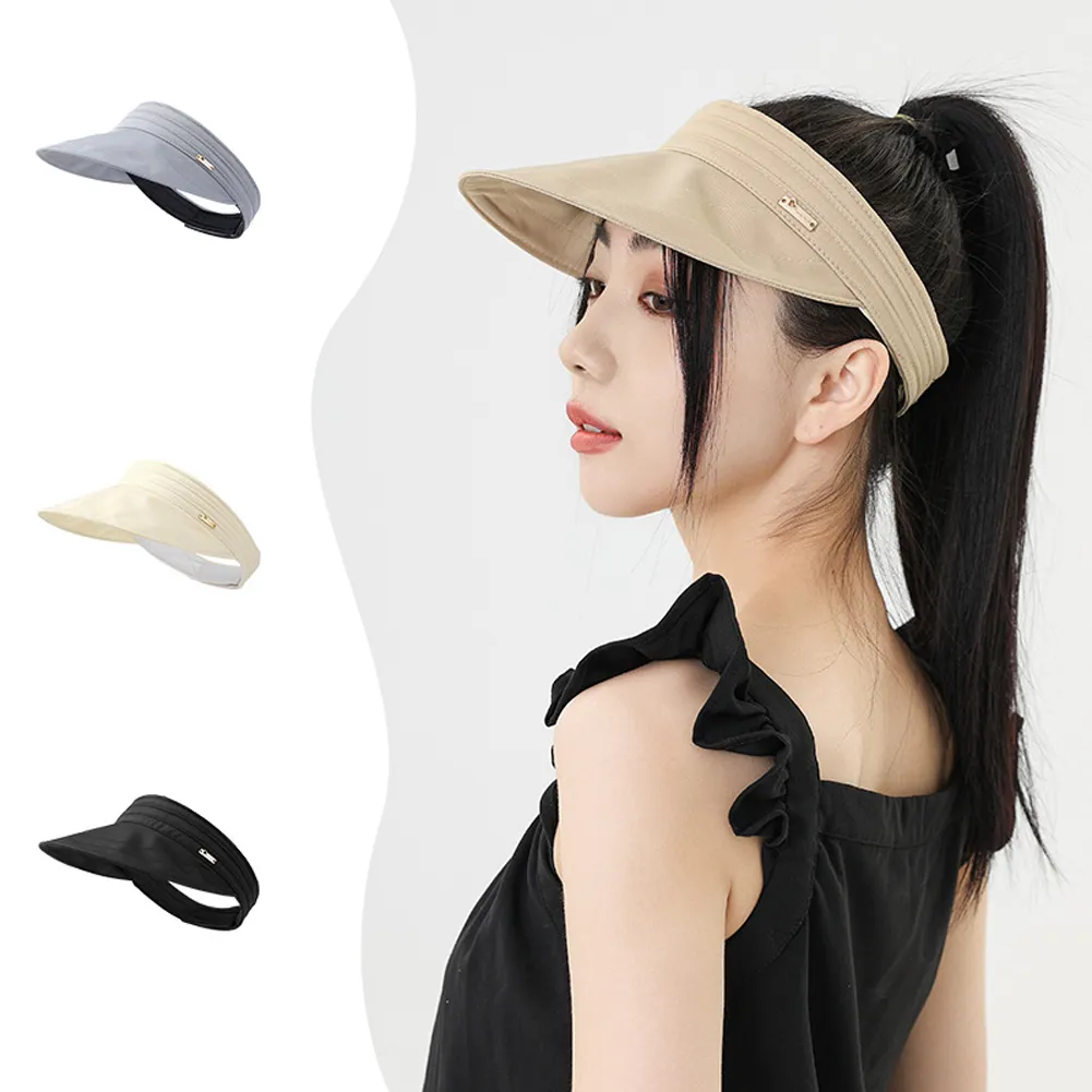 Sun Visors for Women Athletic Sun Sports Hat Visor Adjustable Cap Visor Hats Men Stylish Sun Hat for Golf Running Outdoor Activities