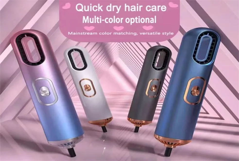 Goliki hårtork och kall luft 3in1Blue Light Negative Lon Professional Hair Blow Dryer Home Salon Travel Portable Styler 2207073336981