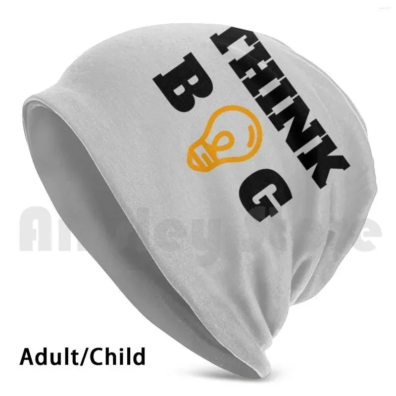 Berets Berets Think Big Hat Motivation Optimistisch Optimisme Inspiratie Inspirerende grootheid