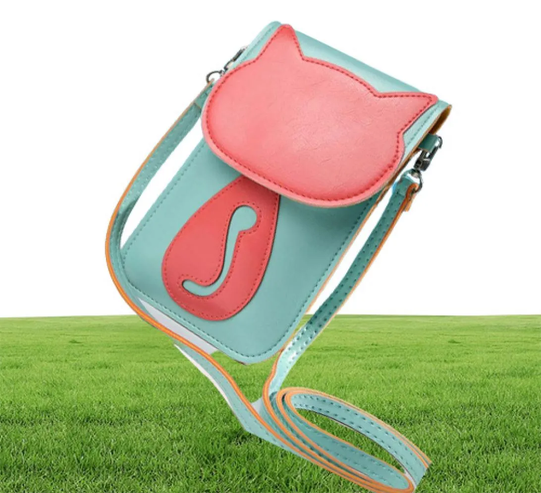 2017 yeni sevimli çizgi çanta çantası deri çapraz gövde omuz telefonu para çantası yeni tasarım 3635659