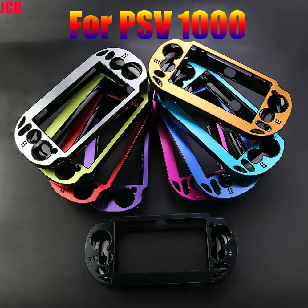 Haut-parleurs JCD 1PCS PLASTIQUE + COUVERTURE DU CAUT-HARD Aluminium Coque de protection cutanée pour PSV PS Vita 1000 PSV1000 Contrôleur