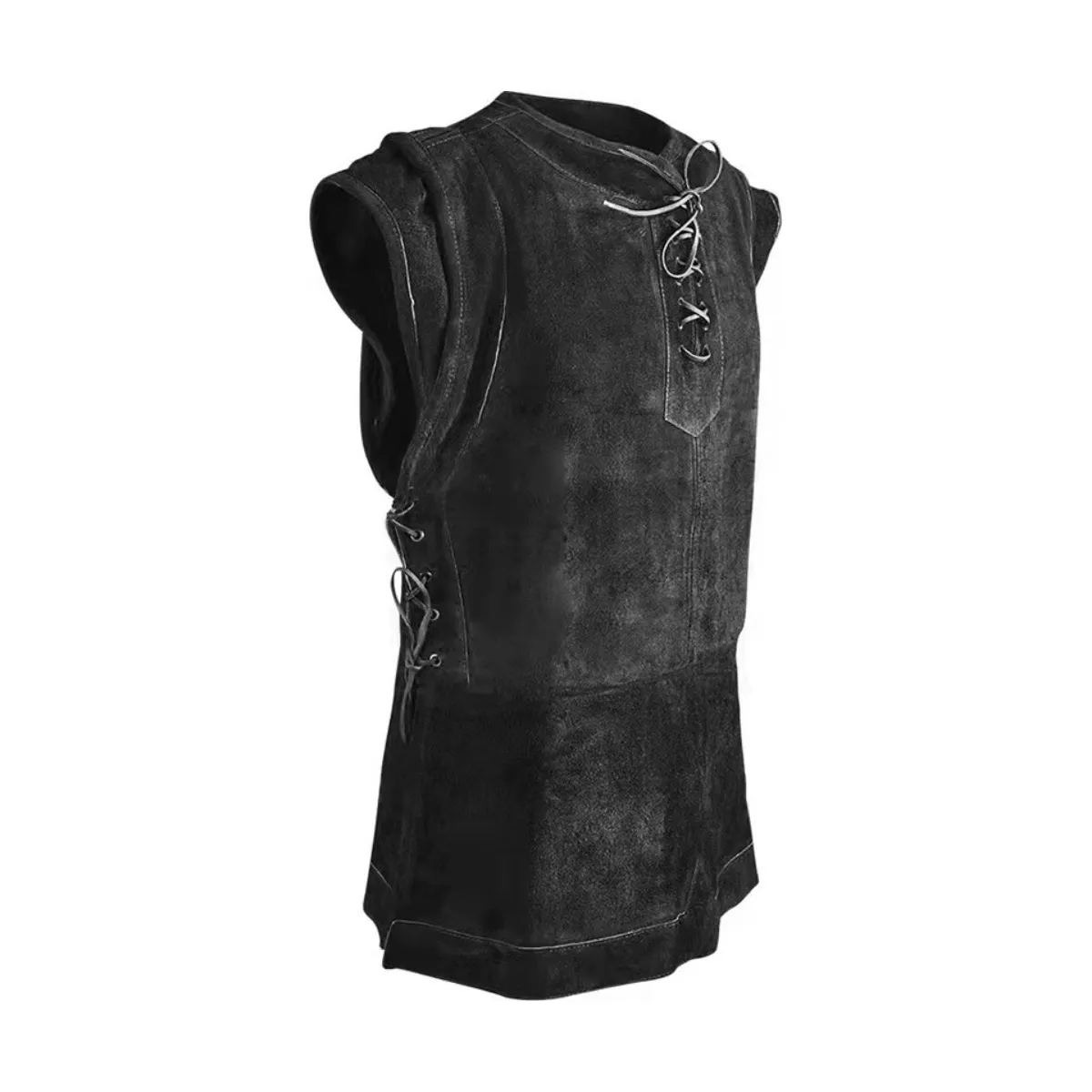 Men Vintage Armor Chest Vest Medieval Viking Warrior Costume For Halloween