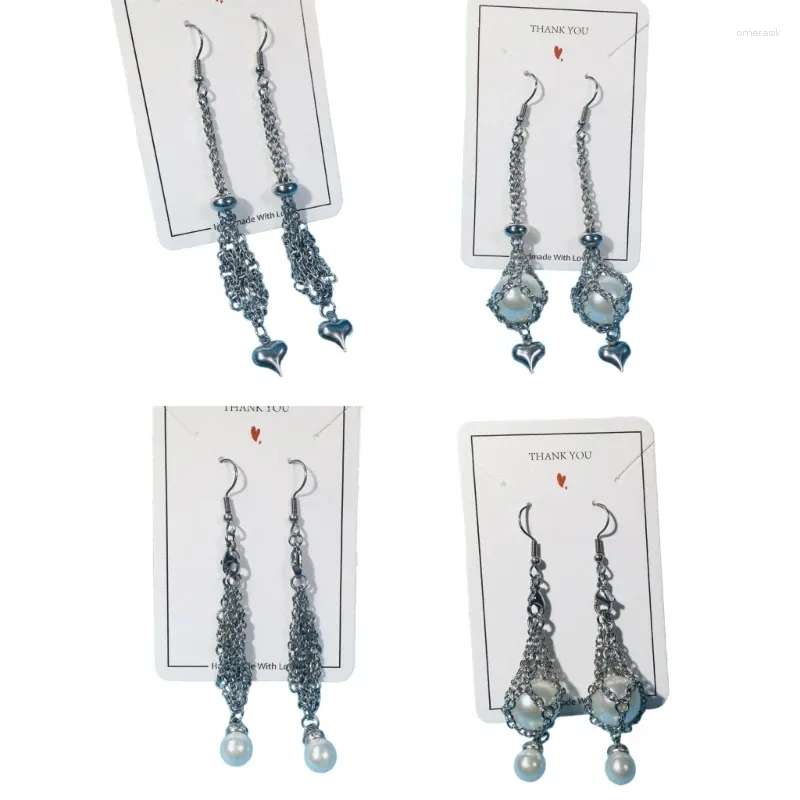 dangle earrings交換可能なクリスタルホルダー女性パーティージュエリーギフトD7wbのための空の石の交換
