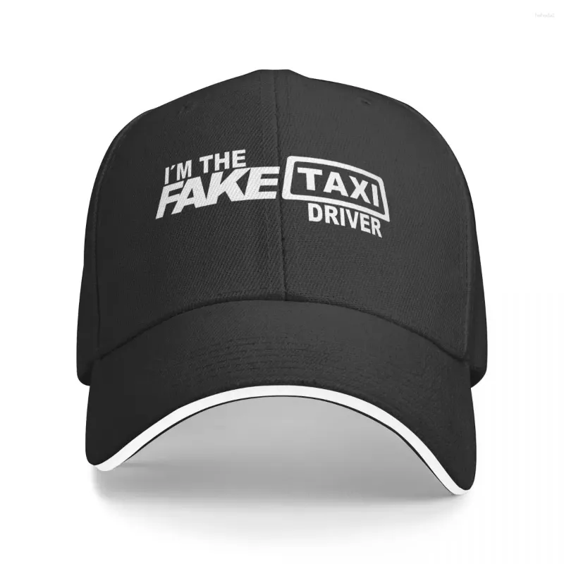 Bollkapslar I m den falska taxichaufför basebollhatten unisex justerbara hattar för män och kvinnor