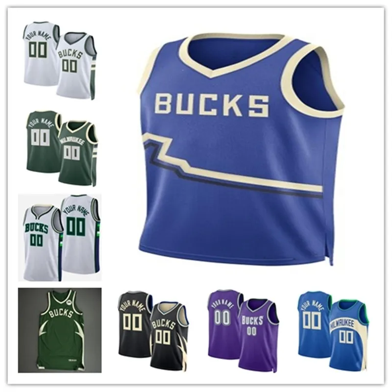Bucks Jersey Gianni Antetokounmpo Damian Lillards Khris Middleton