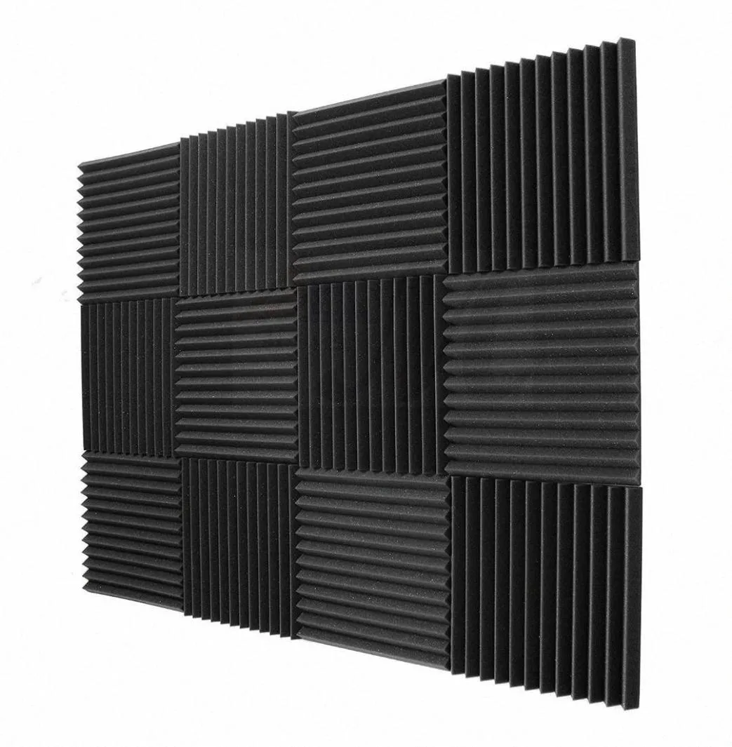 Acoustic Panels Foam Engineering Sponge Wedges 1inch X 12 Inch X 12inch 12 Pack Soundproofing Panels 7LTu4046333