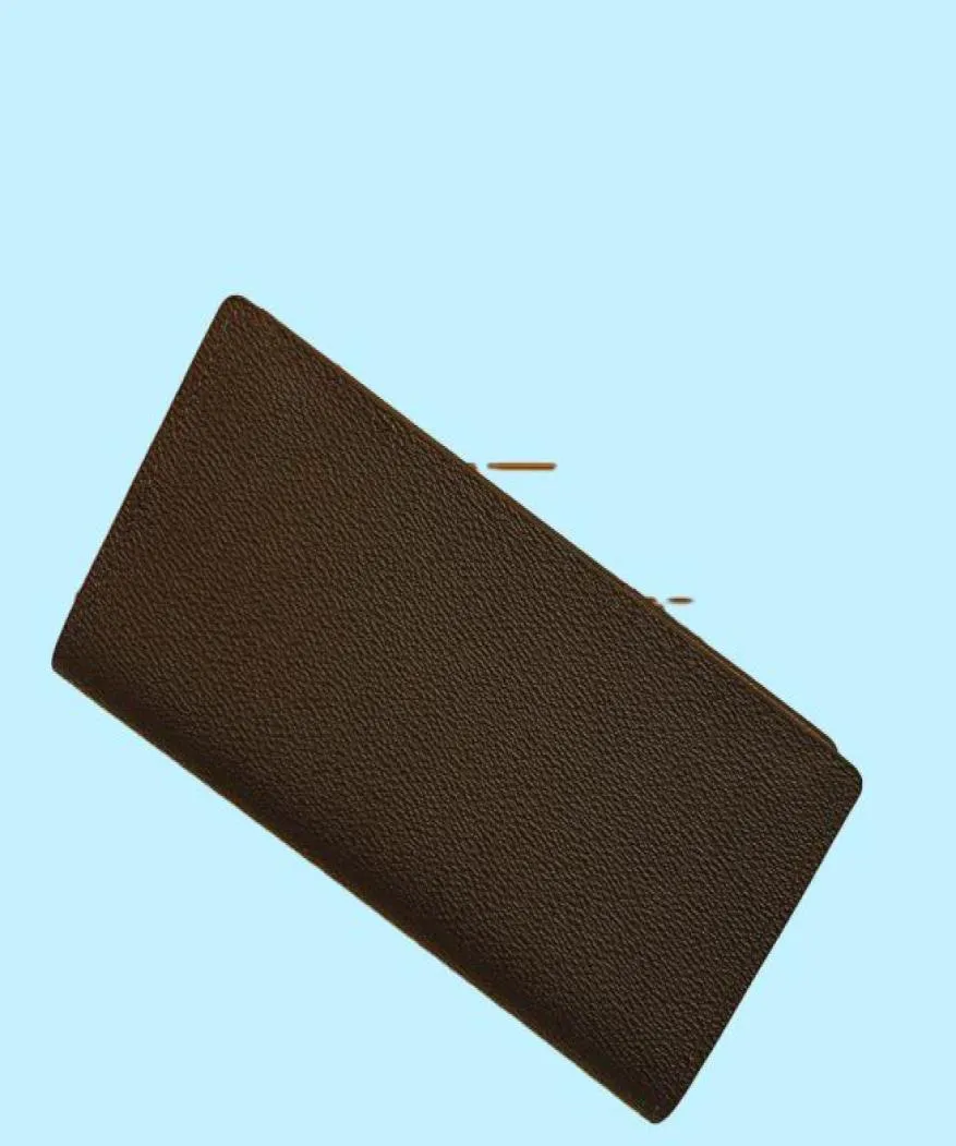 Brazza Wallet Stylish Mensジャケット茶色の防水チェッカーキャンバスのチェンジメモのキャンバスクレジットカードグッドqual8190930