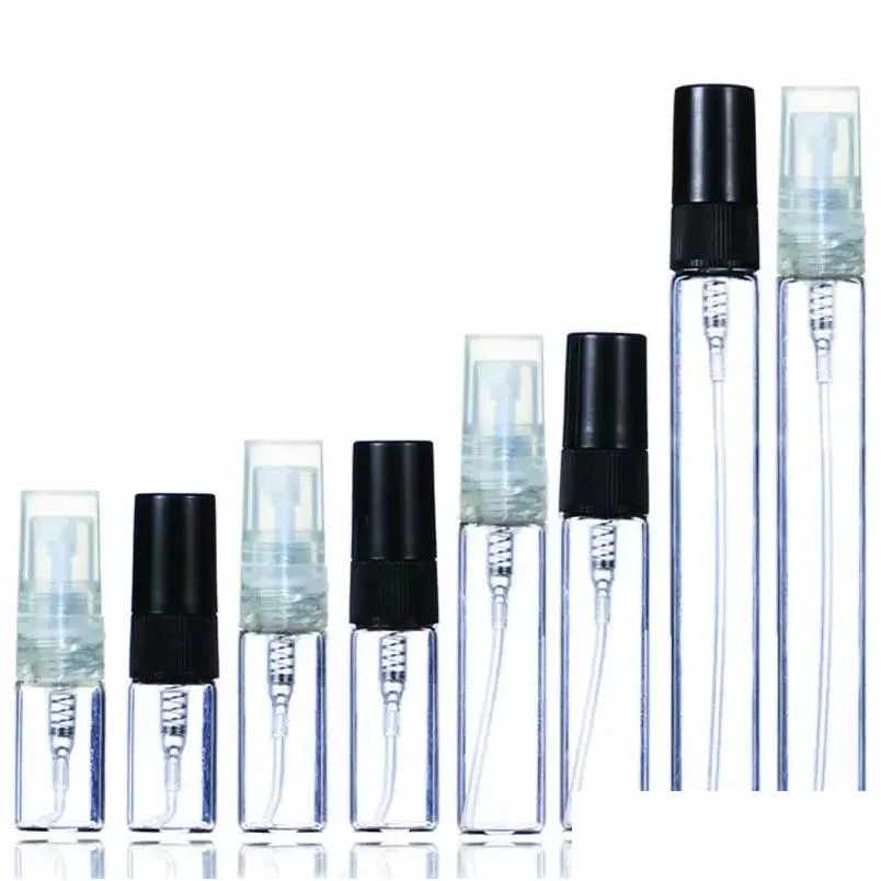 梱包ボトル卸売2ml L 5ML 10mlガラスミストスプレーボトルサンプルごとに補充可能