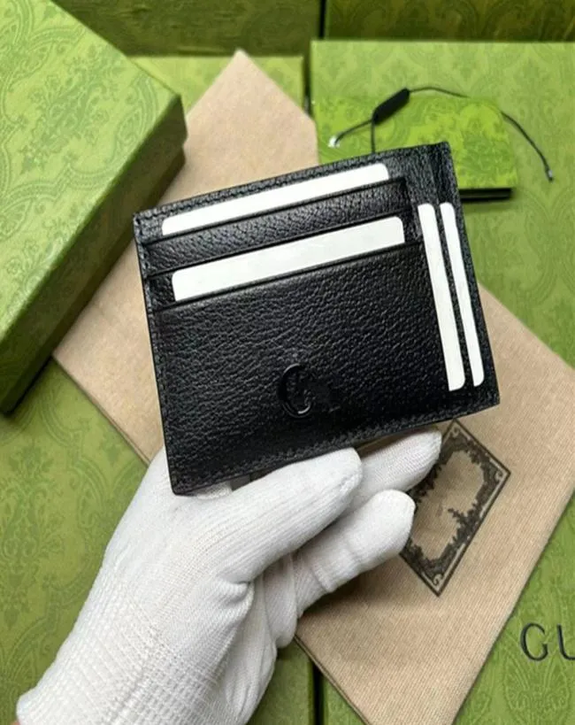 الأزياء الجلدية للرجال والنساء مع نفس البطاقات أكياس الاتجاه الائتمان Business Mini Bank Card Bag9034288