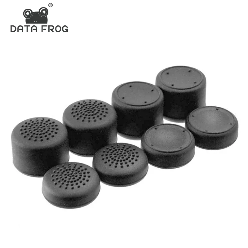 Alto -falantes Dados Frog 8pcs Substituição Silicone Analog Stick Beck Cap para Xbox One/S/Série X S/Ps5/PS4/Switch Pro Gamepad Acessórios