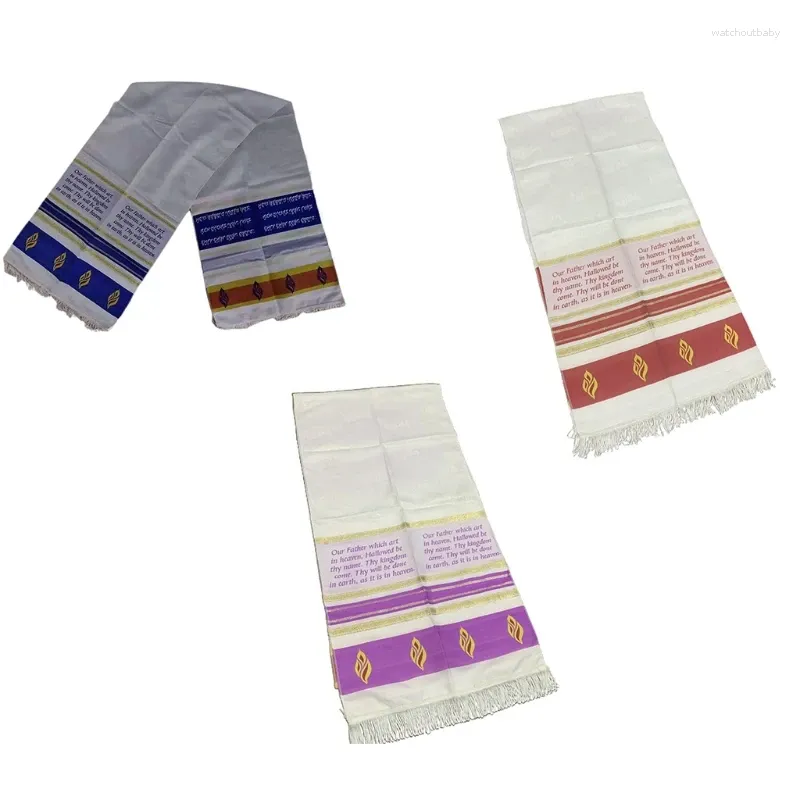 Sciarpe 652F Scialcini di preghiera del tallit messianico per uomini donne blu scuro rosa